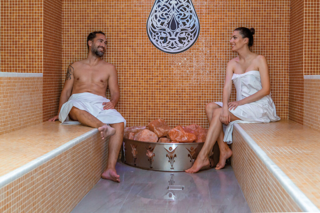Wellness Wellmed Soľná parná sauna Wellness Wellmed Soľná parná sauna