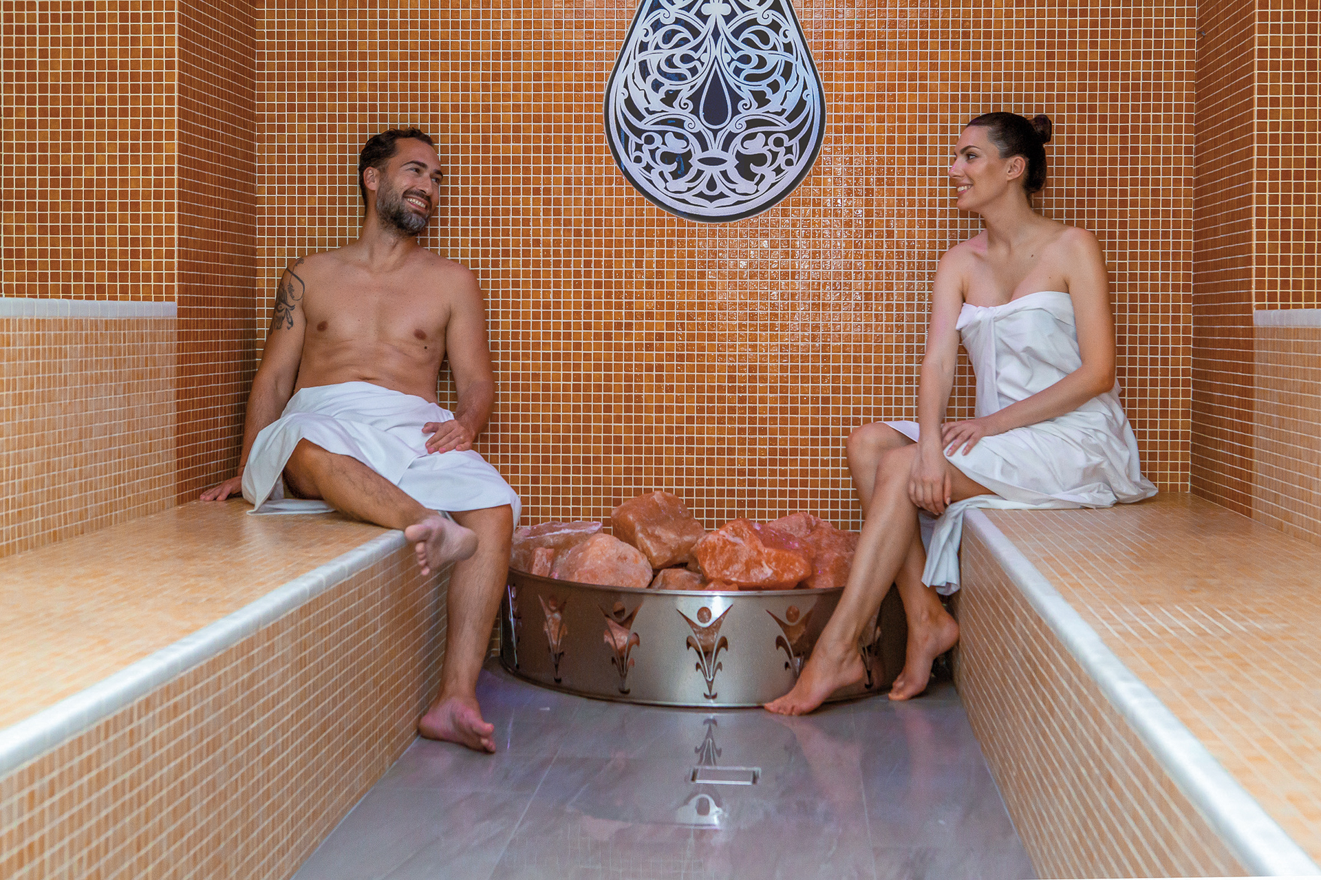 Wellness Wellmed Soľná parná sauna Wellness Wellmed Soľná parná sauna