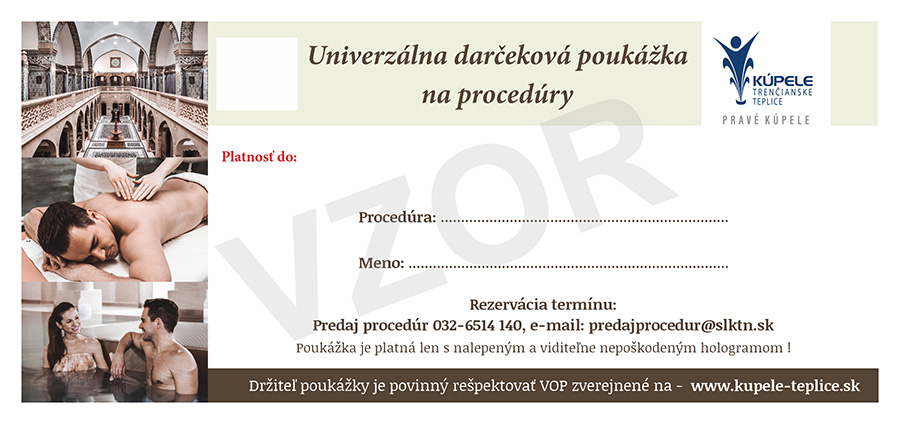 3 Darcekova poukazka na procedury